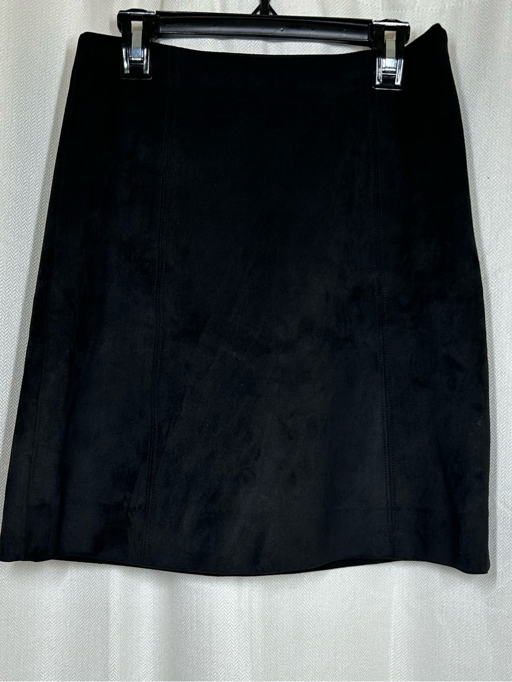 Babaton Hopper Faux Suede Black Skirt Size 2 Woman’s Mini